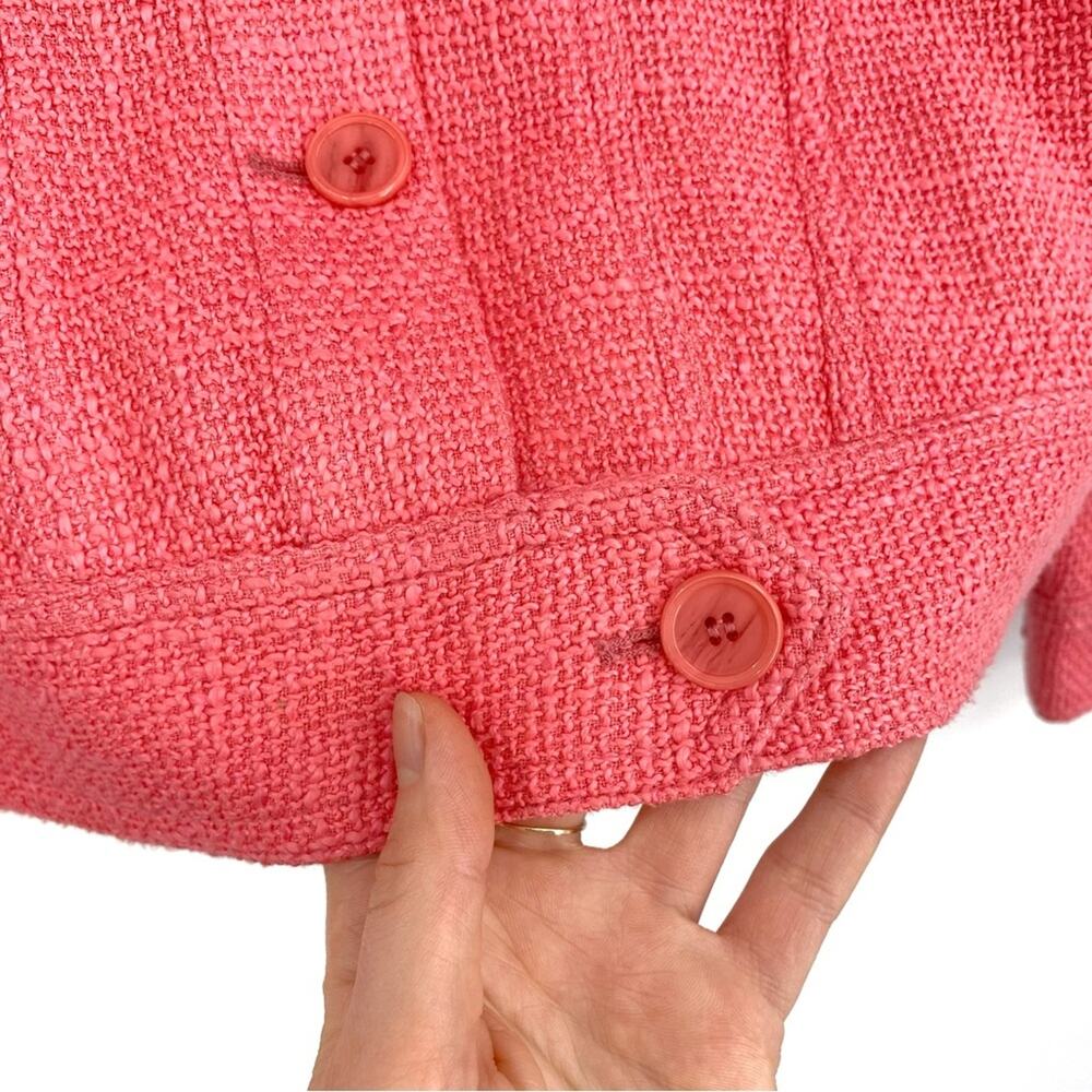 IRO Felicity Tweed Jacket Pink US 6 / FR 38 - Picture 3 of 10
